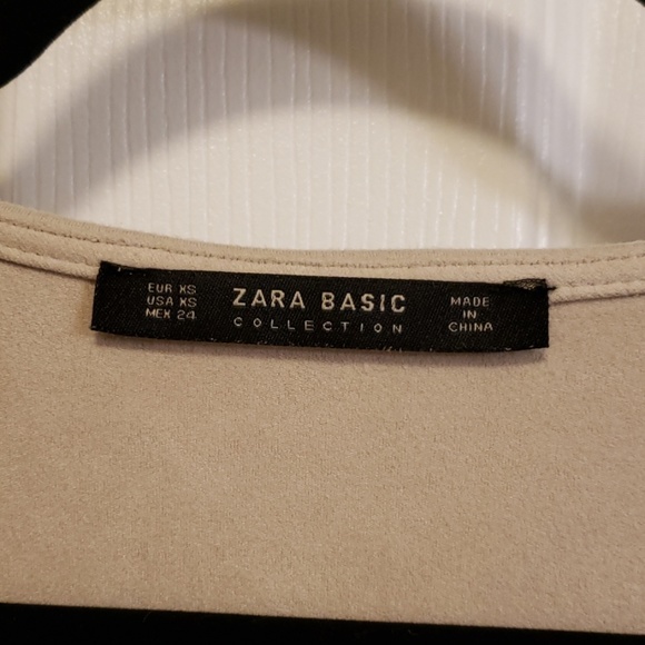 Faux suede dress with front knot - Picture 4 of 5